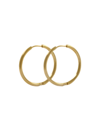 slim hoops | gold