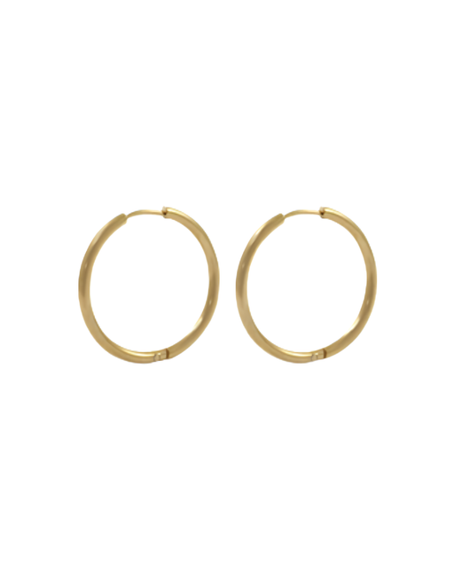 slim hoops | gold