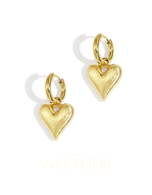 amora | kreolen mit herz charm