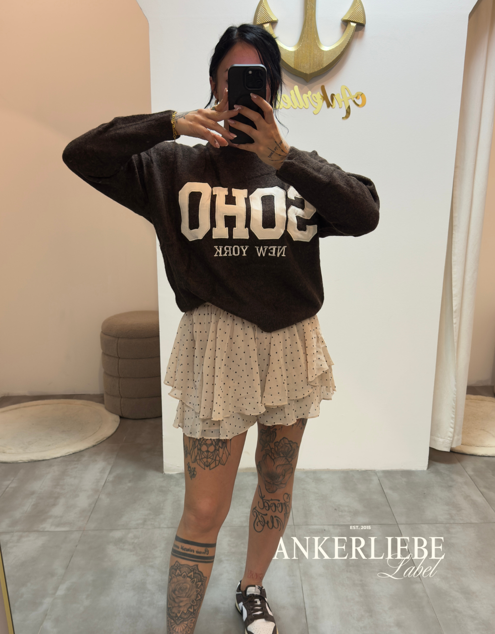 soho new york pullover | braun