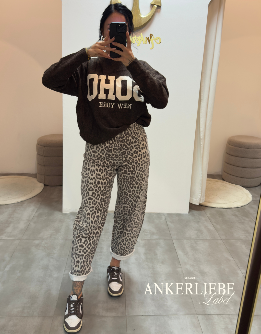 image soho new york pullover | braun