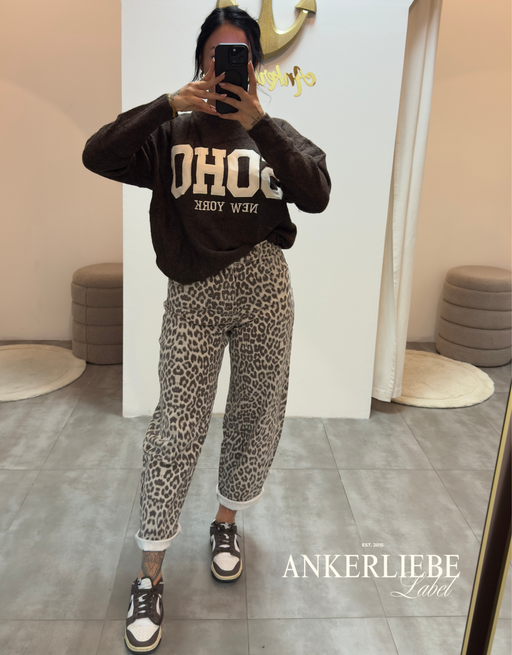 soho new york pullover | braun