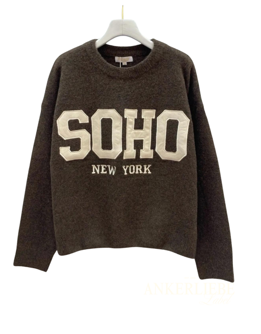 soho new york pullover | braun