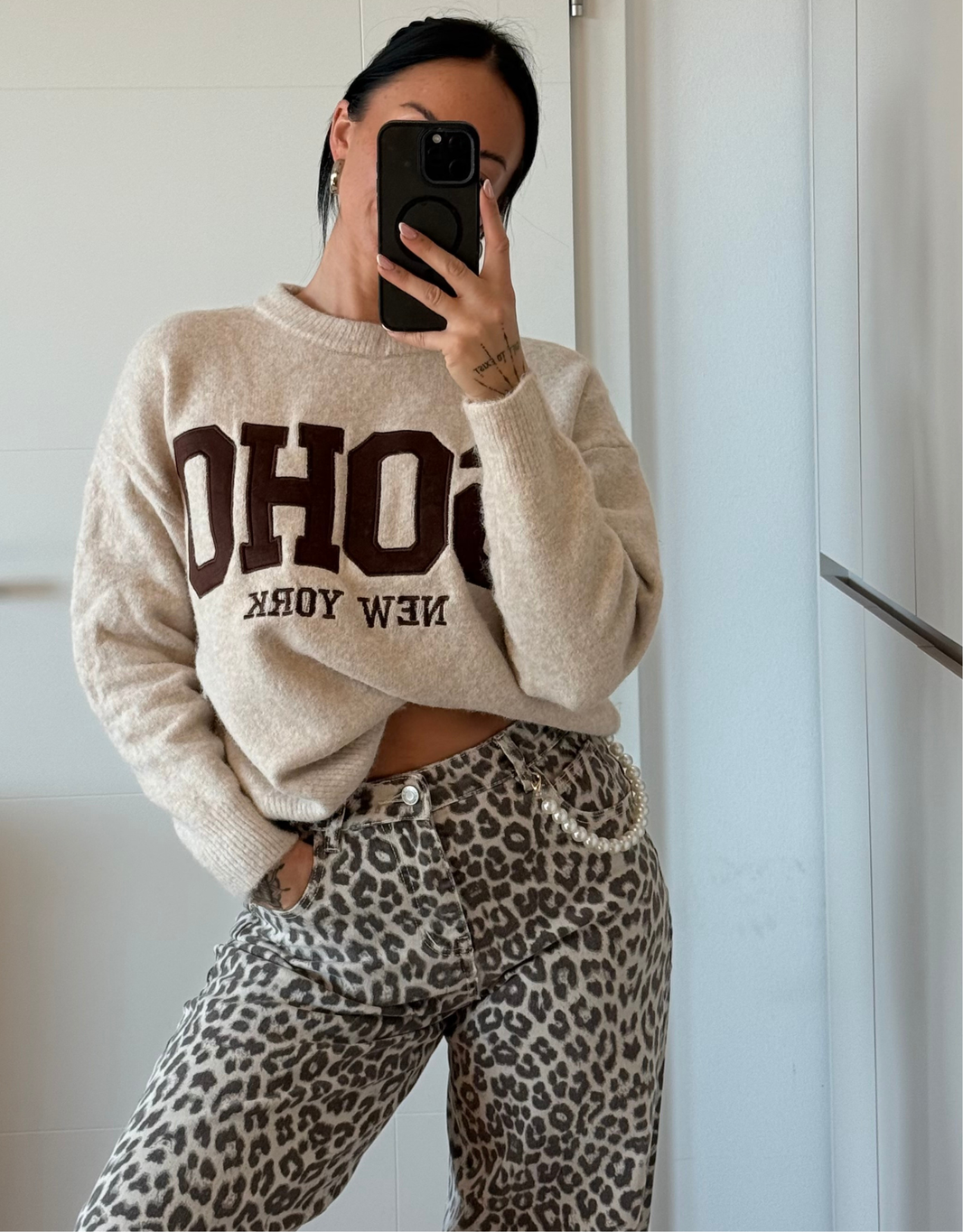 image soho new york pullover | creme