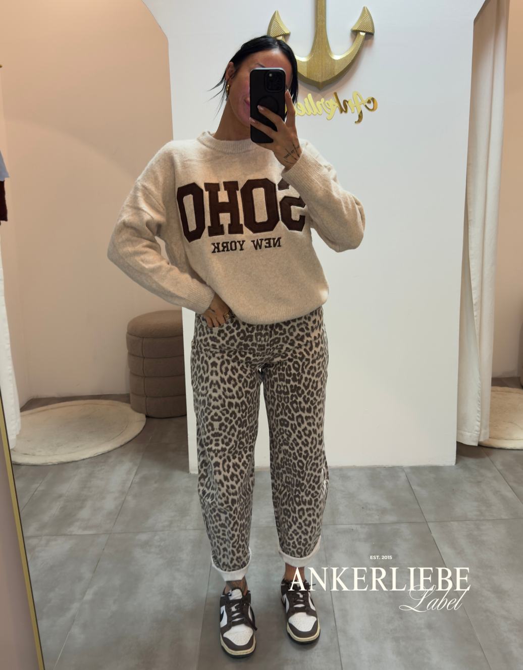 light leo soft denim ballon jean | creme braun