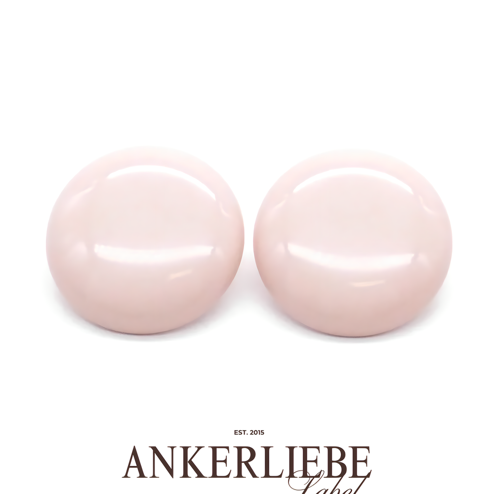 stecker/clips vintage rosa kuppelig