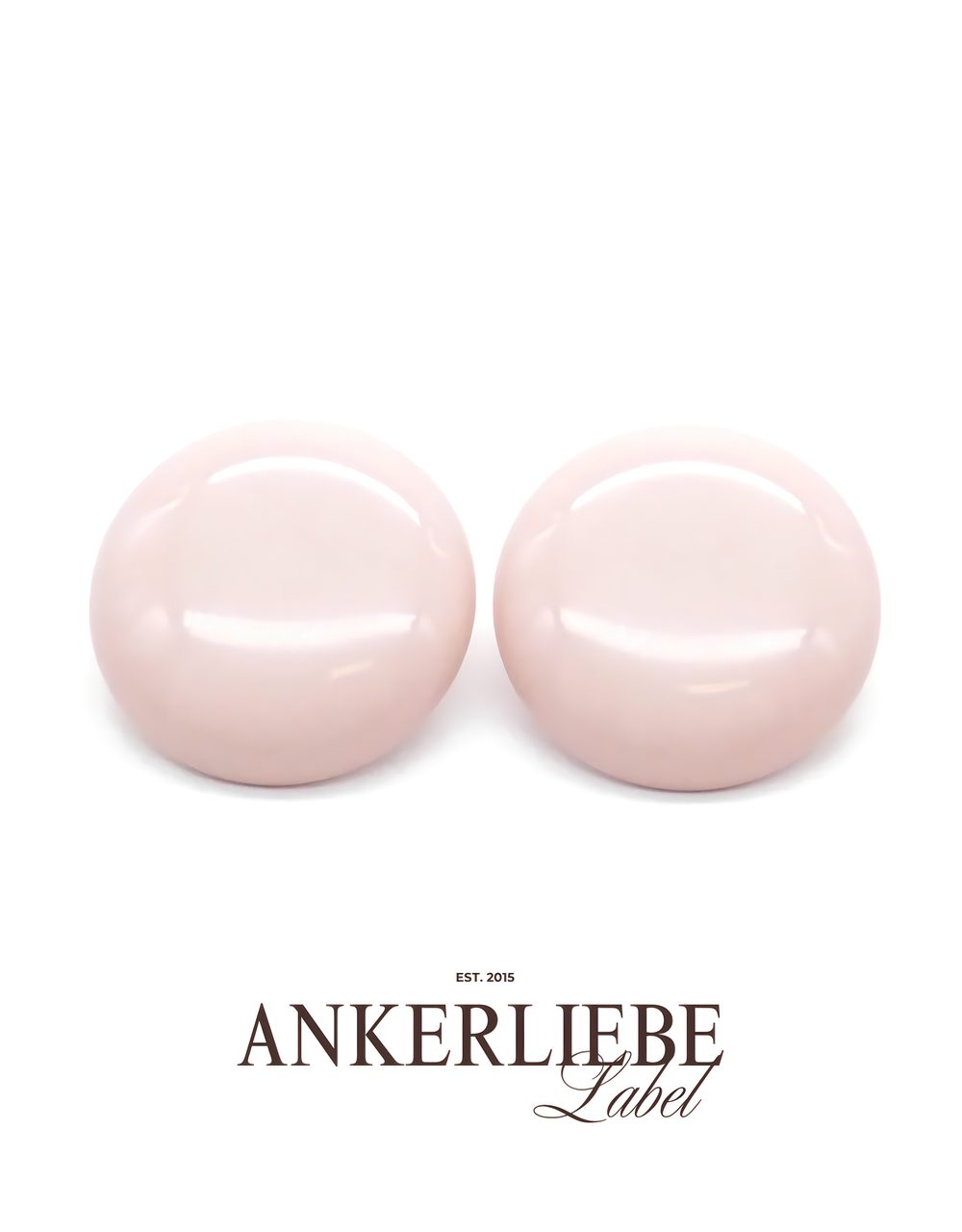 stecker/clips vintage rosa kuppelig