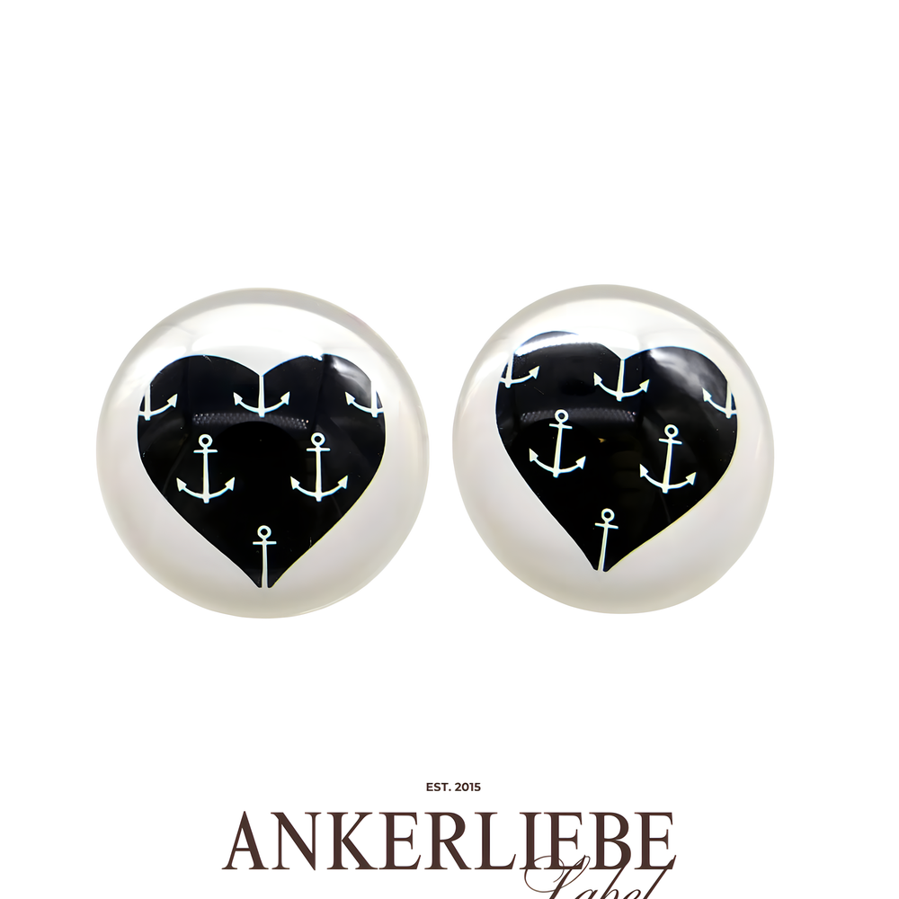stecker anchor black heart