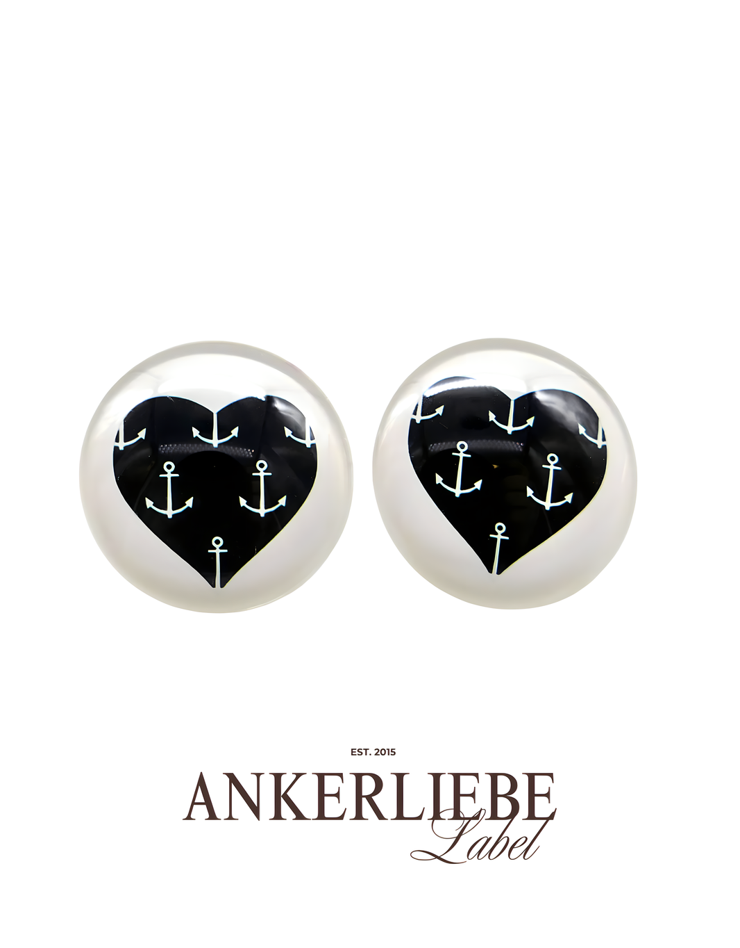 stecker anchor black heart