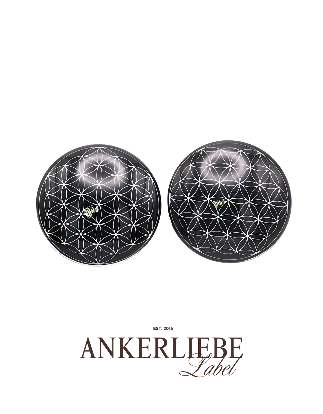 stecker black flower of life