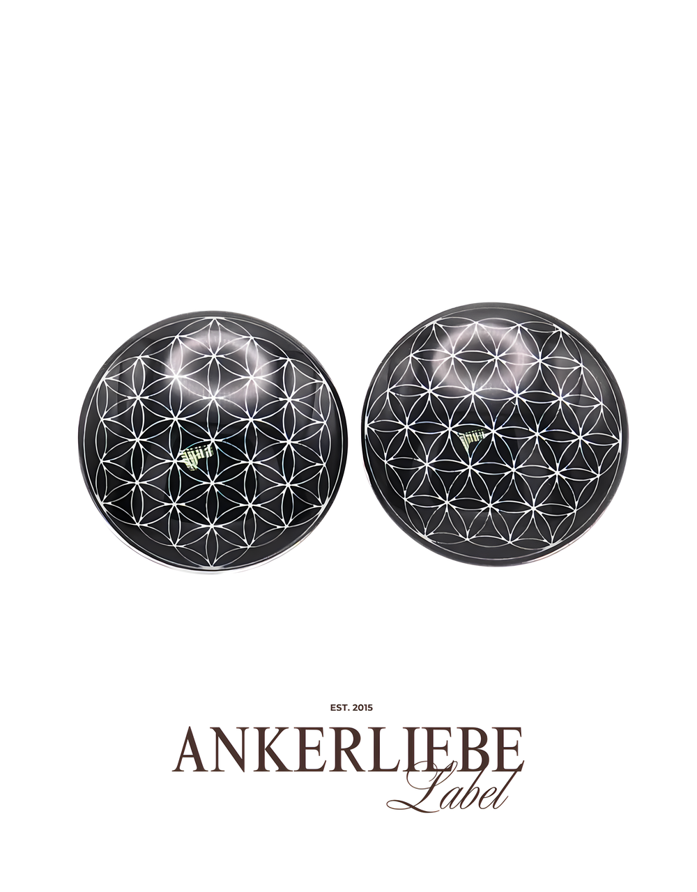 stecker black flower of life