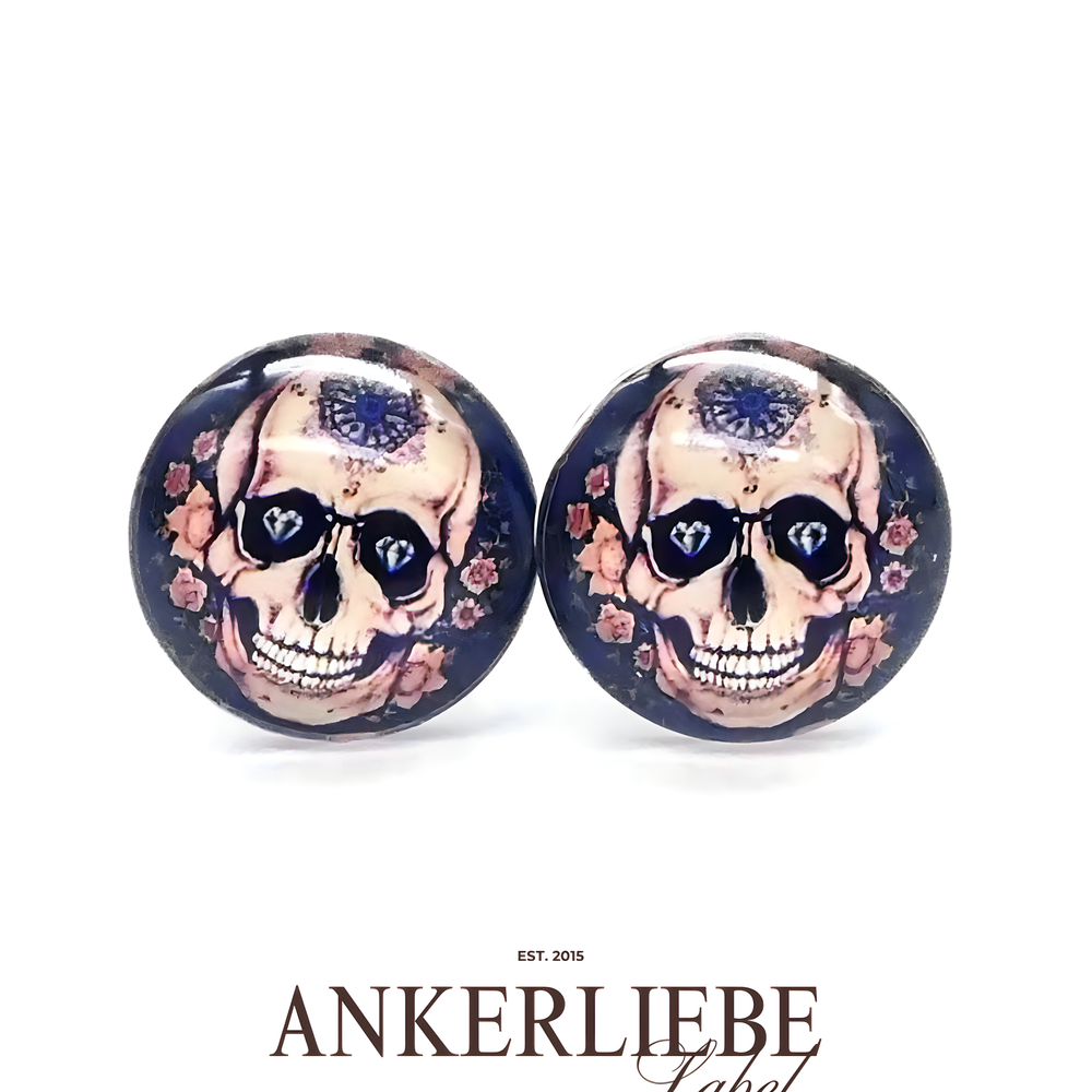 stecker diamond skull