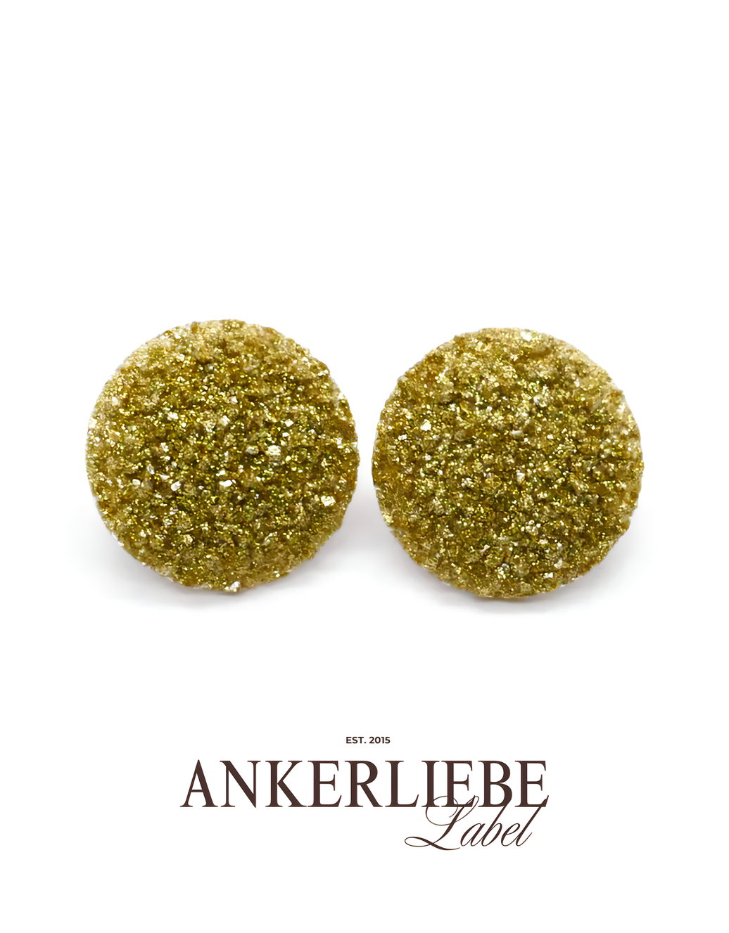 stecker druzy gold crystal