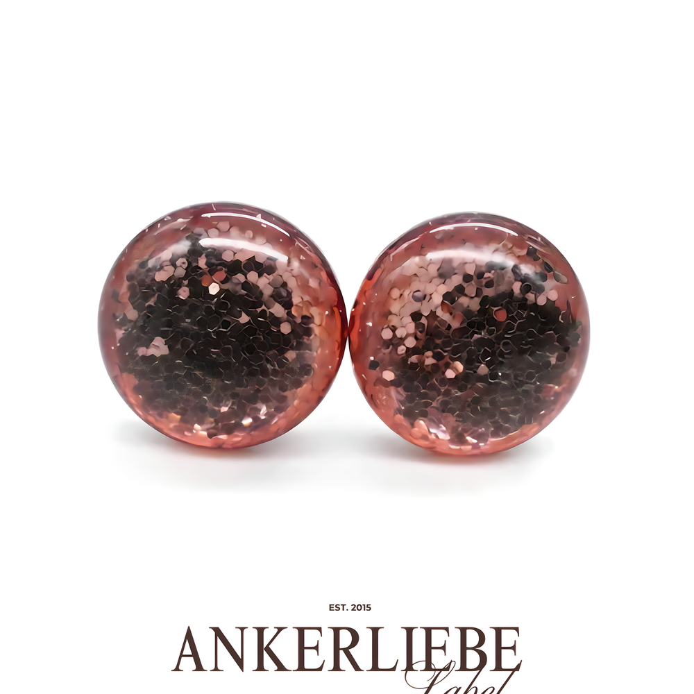 stecker glitter party rose