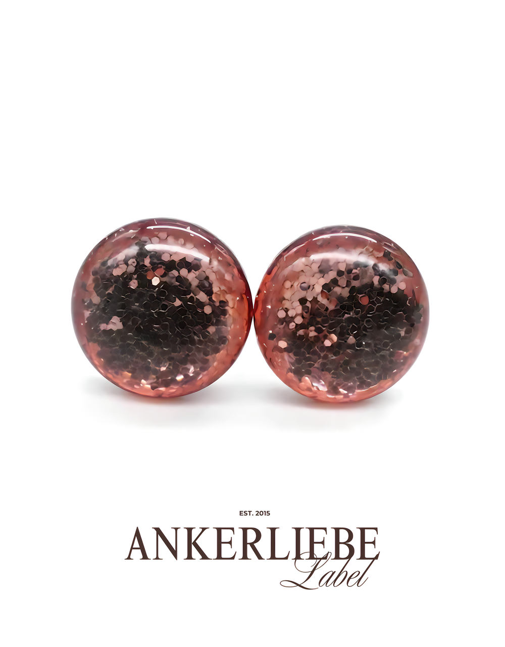 stecker glitter party rose