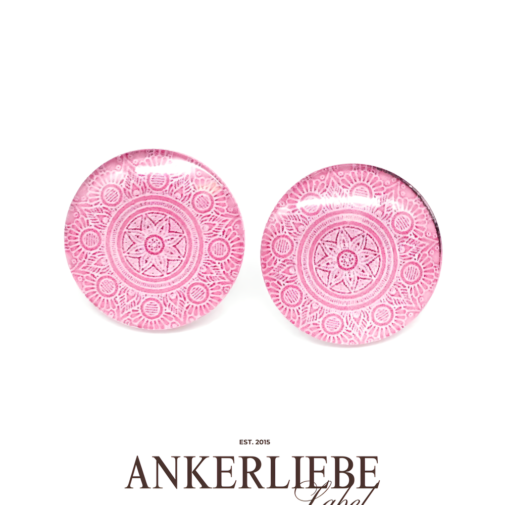 stecker light pink mandala