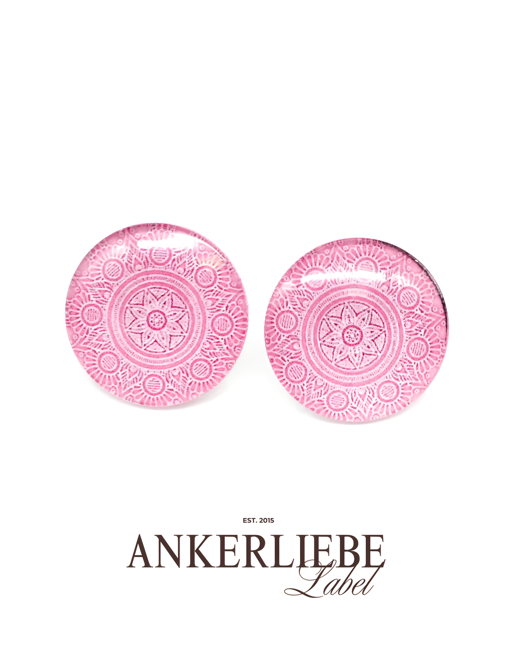 stecker light pink mandala