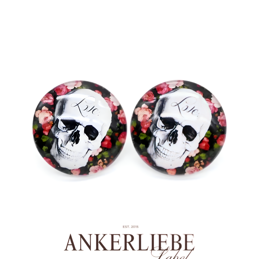 stecker love - skulls - roses