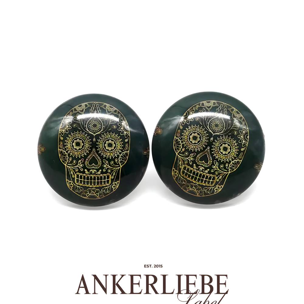 stecker mexican skull