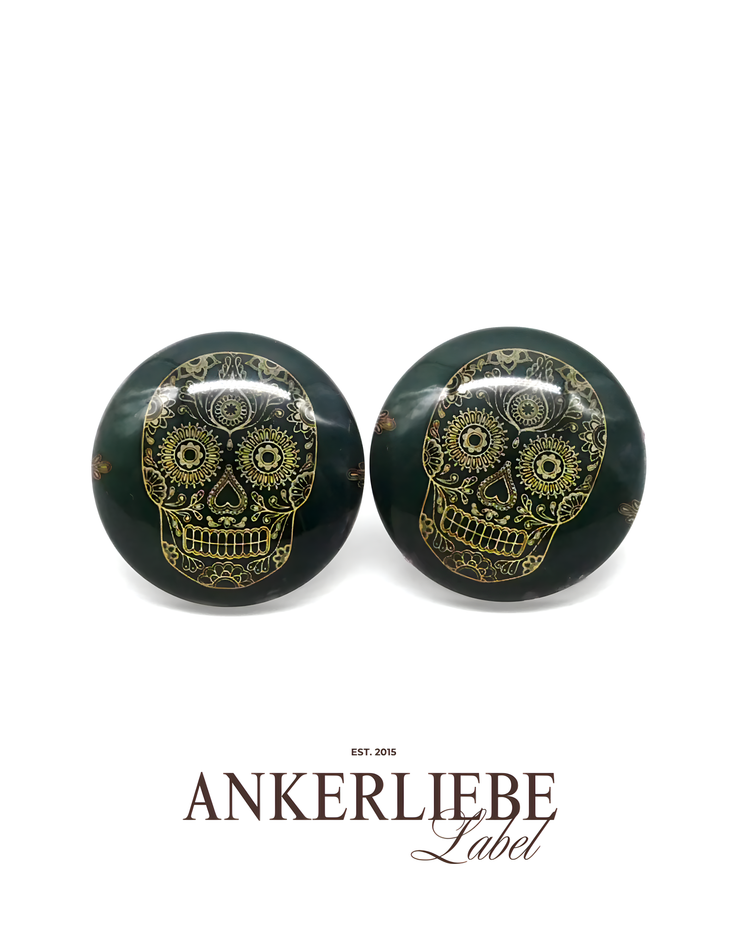 stecker mexican skull