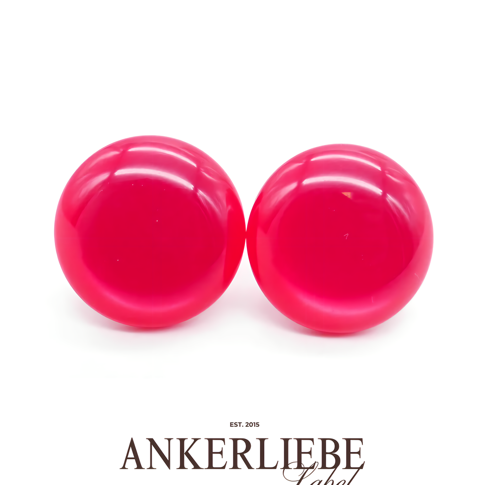 stecker shiny hot pink