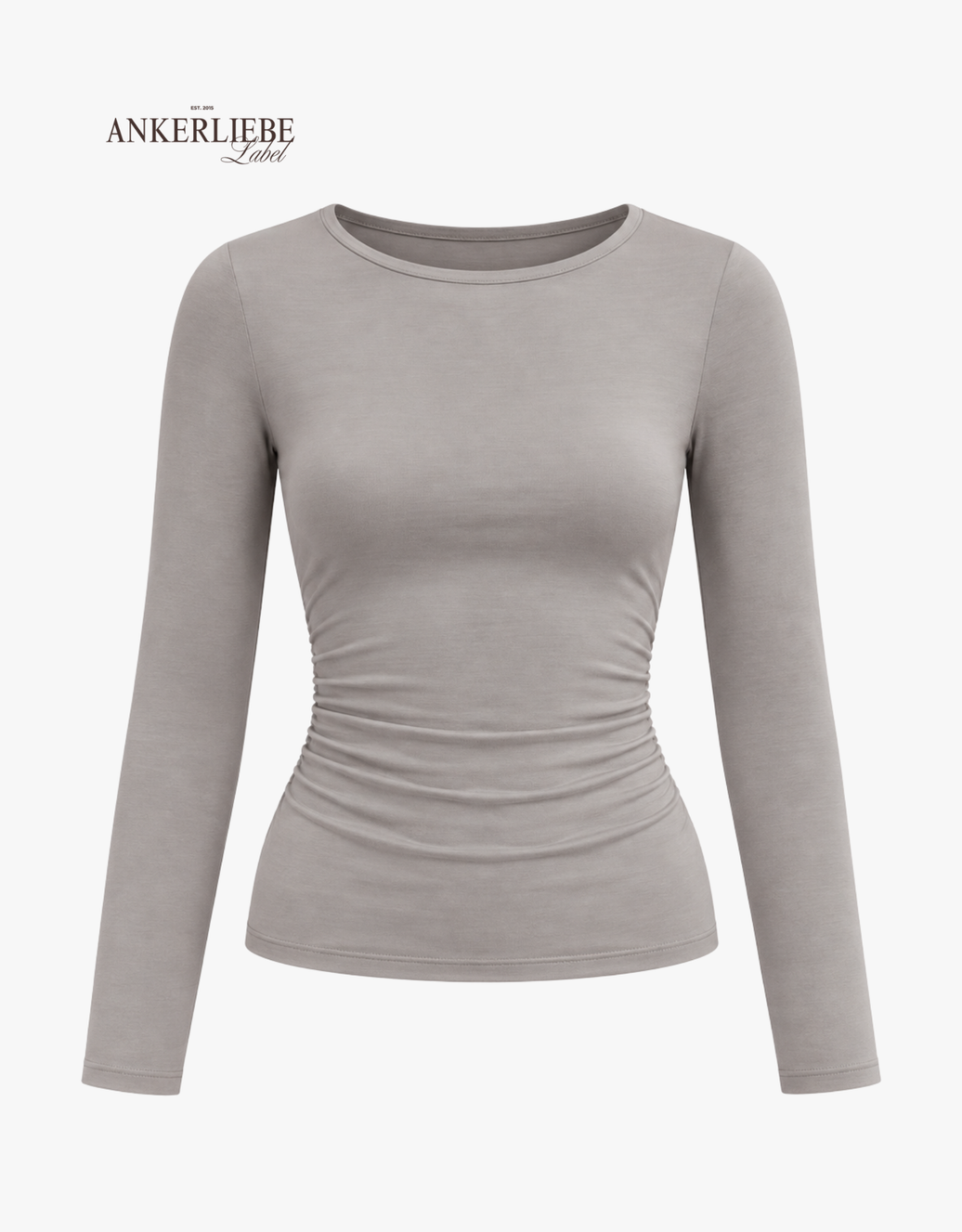 supersoft langarm shirt  | taupe