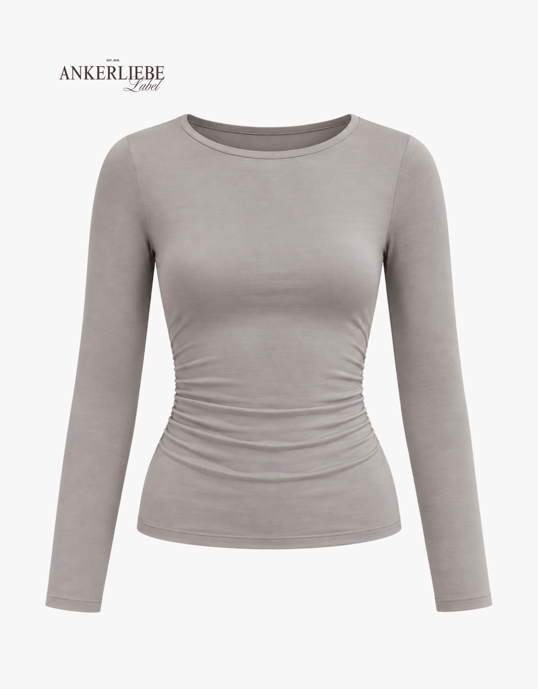 supersoft langarm shirt  | taupe