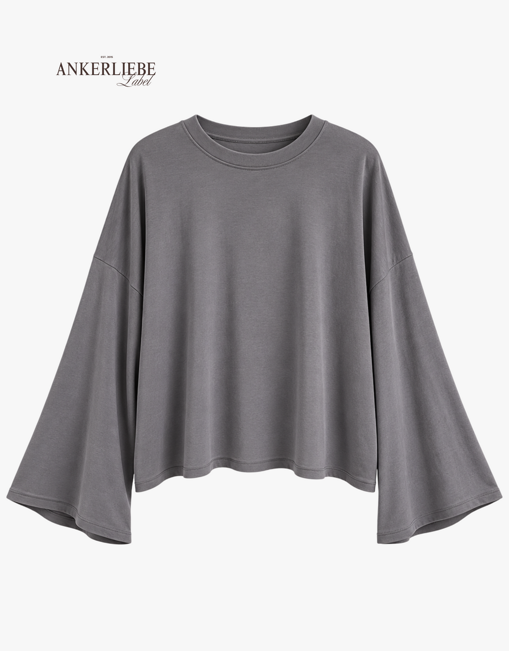 the effortless one | oversized longsleeve | anthrazit