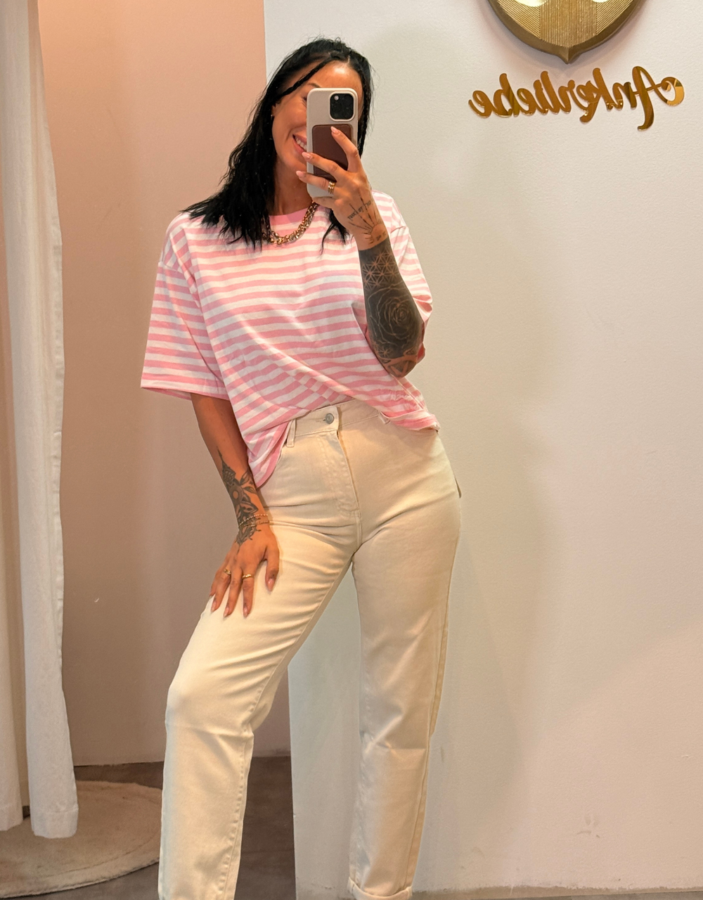 mom jean soft denim | creme