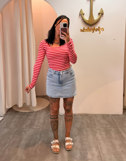 hosenrock soft denim | summer blue skirt