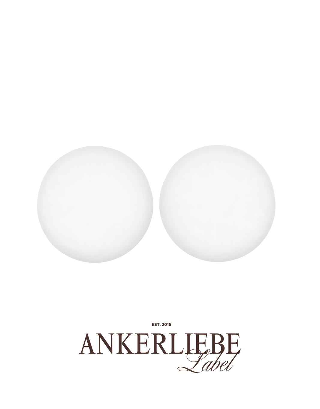 image stecker/clips weiß matt kuppelig