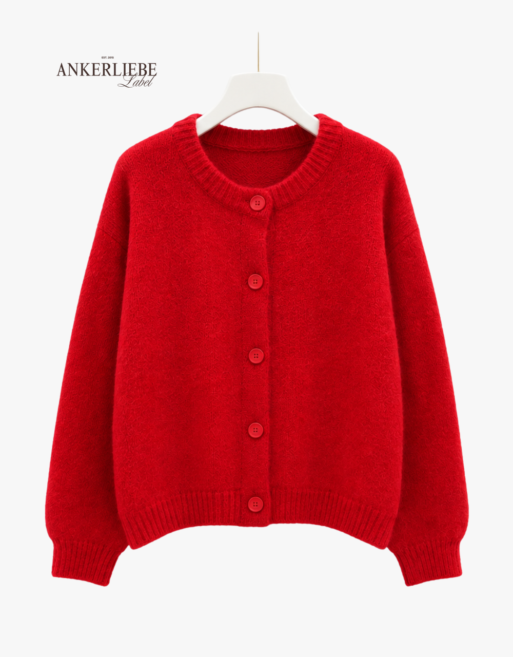 classic cardigan | rot
