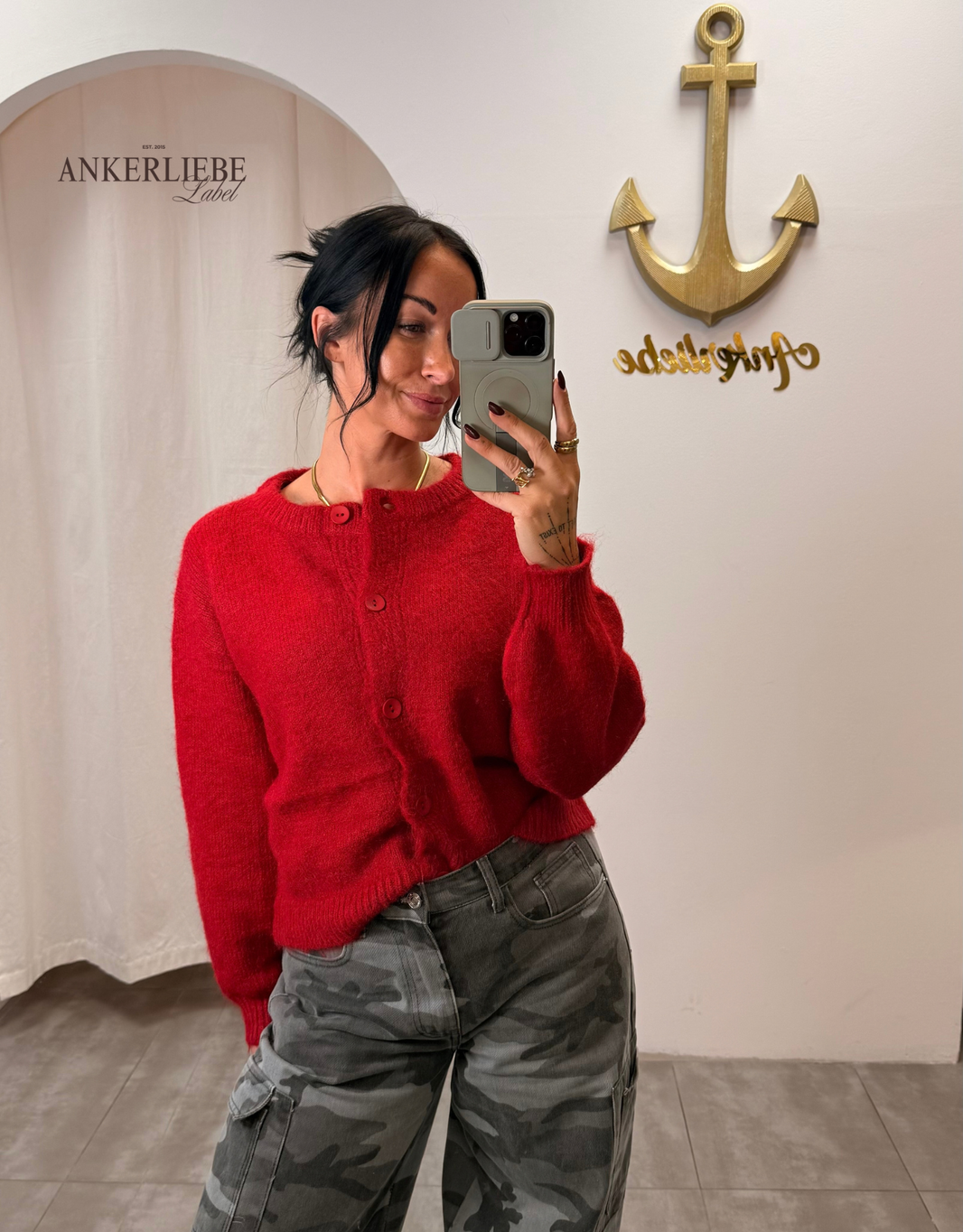 image classic cardigan | rot