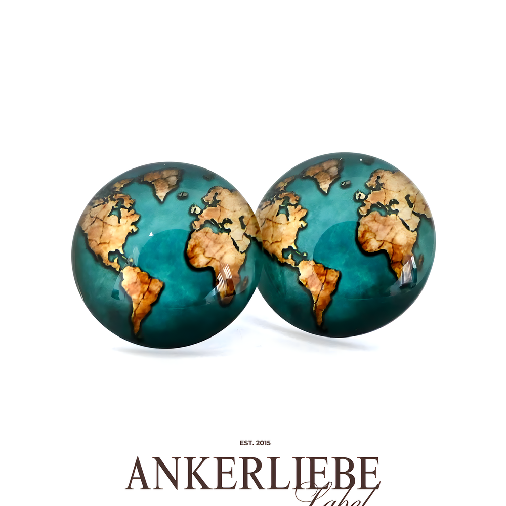stecker worldmap gold
